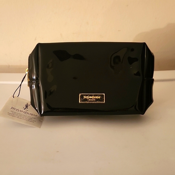 Yves Saint Laurent Leather Key Holder w/Free YSL Makeup Bag - Picture 13 of 14